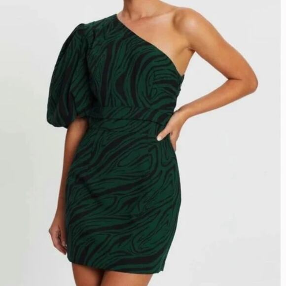 NWT Australian Brand Mossman Party dress - absolutely gorgeous dark paradise - Picture 2 of 13